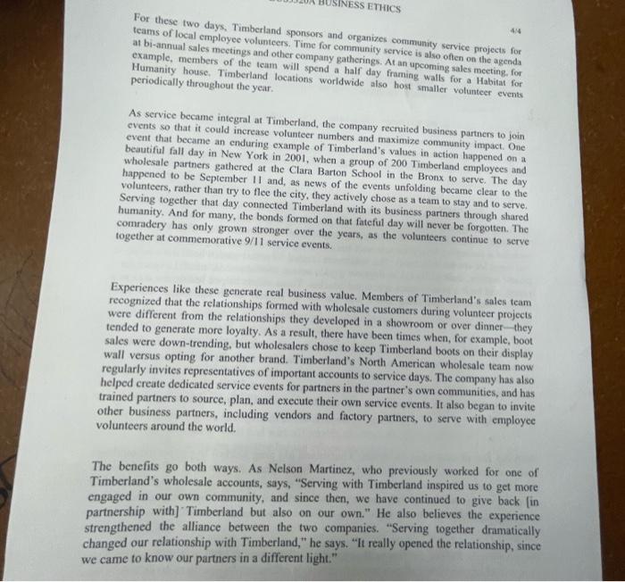 Question 3: based on the text below, please