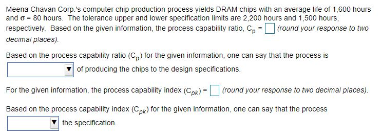 Meena Chavan Corp.'s computer chip production