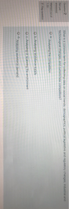 Question 1 Not yet Who in 1994 identified the