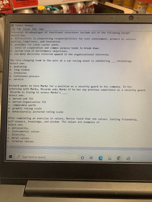 "Untitled - Notepad File Edit Format View Help