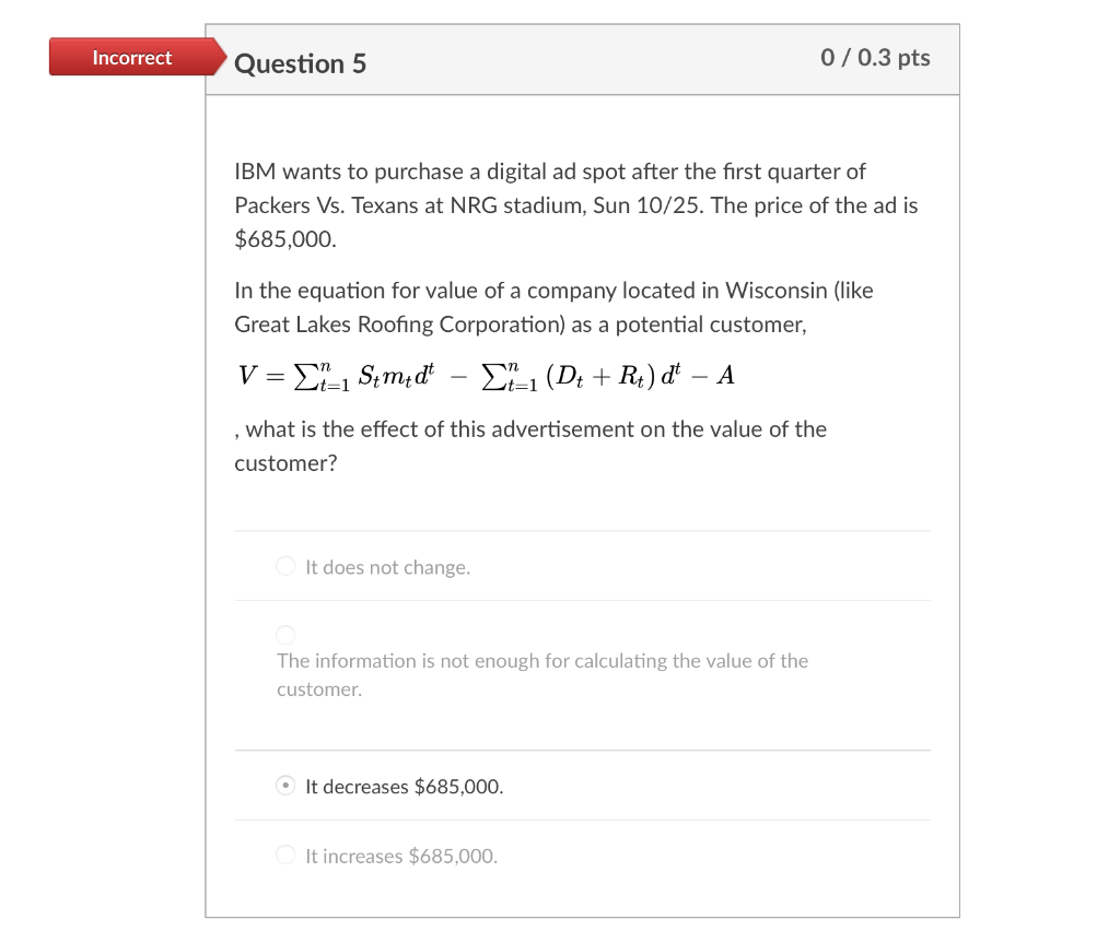 PLEASE CHOOSE A DIFFERENT ANSWER THAN THE