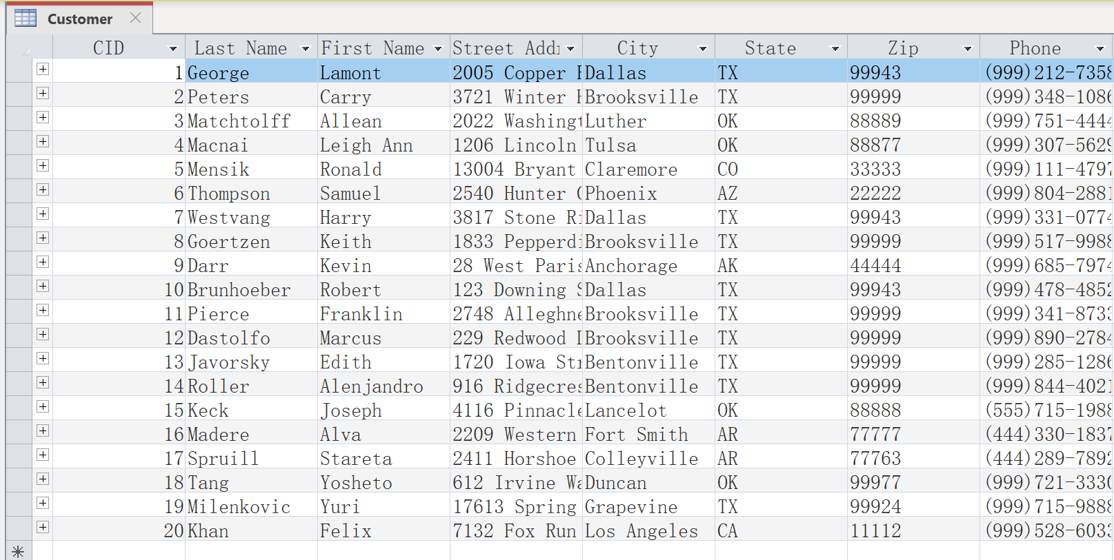 Complete the query 1. How much revenue did Mr.