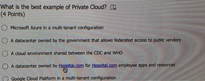 13. Public Cloud providers are not responsible