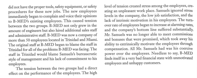 #1. There were a number of examples where