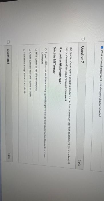 0 Question 13 Switching performance management