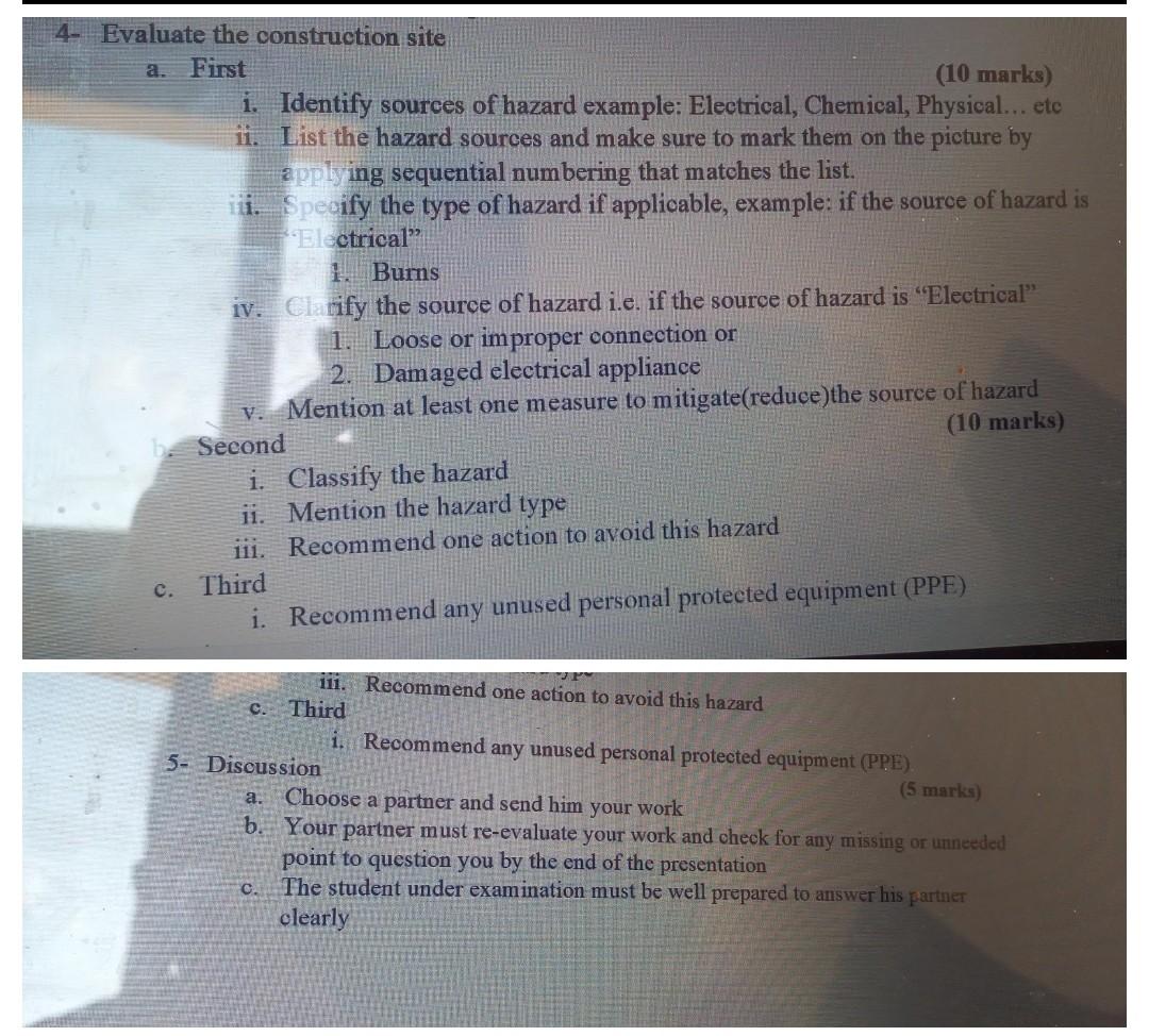 solve for thumbs up Evaluate the construction