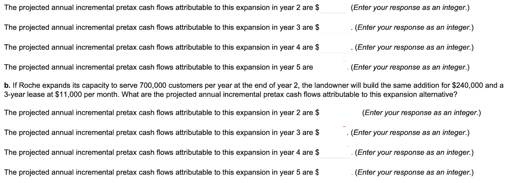 Roche Brothers is considering a capacity