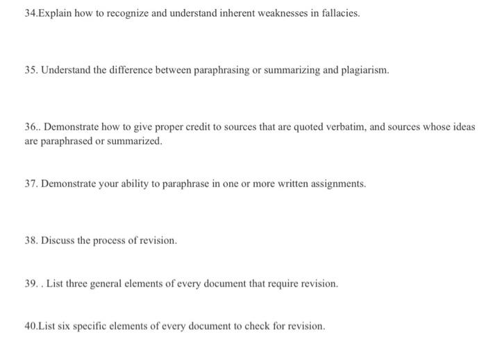 Please answer all questions. 31. Write a memo