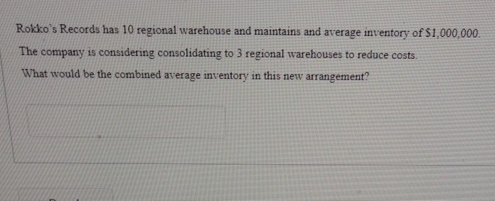 Rokko's Records has 10 regional warehouse and