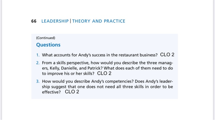 Andy's Recipe Andy Garafallo owns an Italian