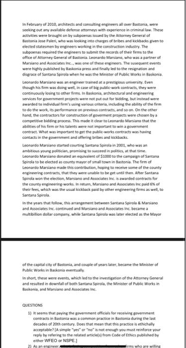 In February of 2010, architects and consulting