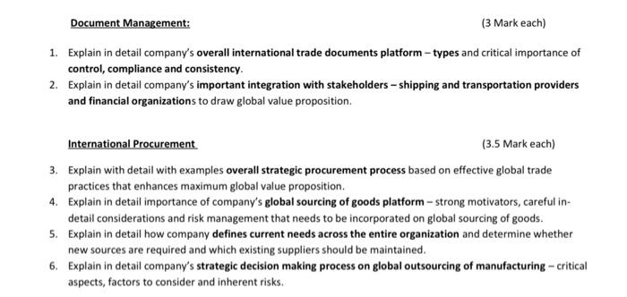 as soon as possible (3 Mark each) 1. Explain in