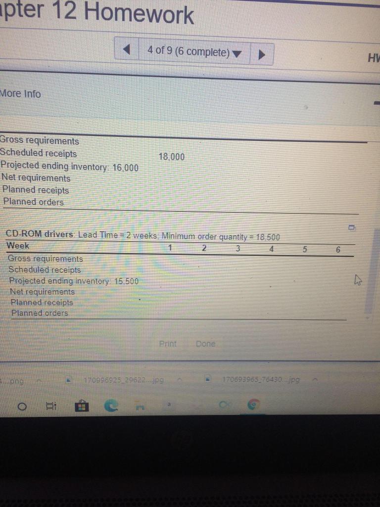 apter 12 Homework 4 of 9 (6 complete) H More Info