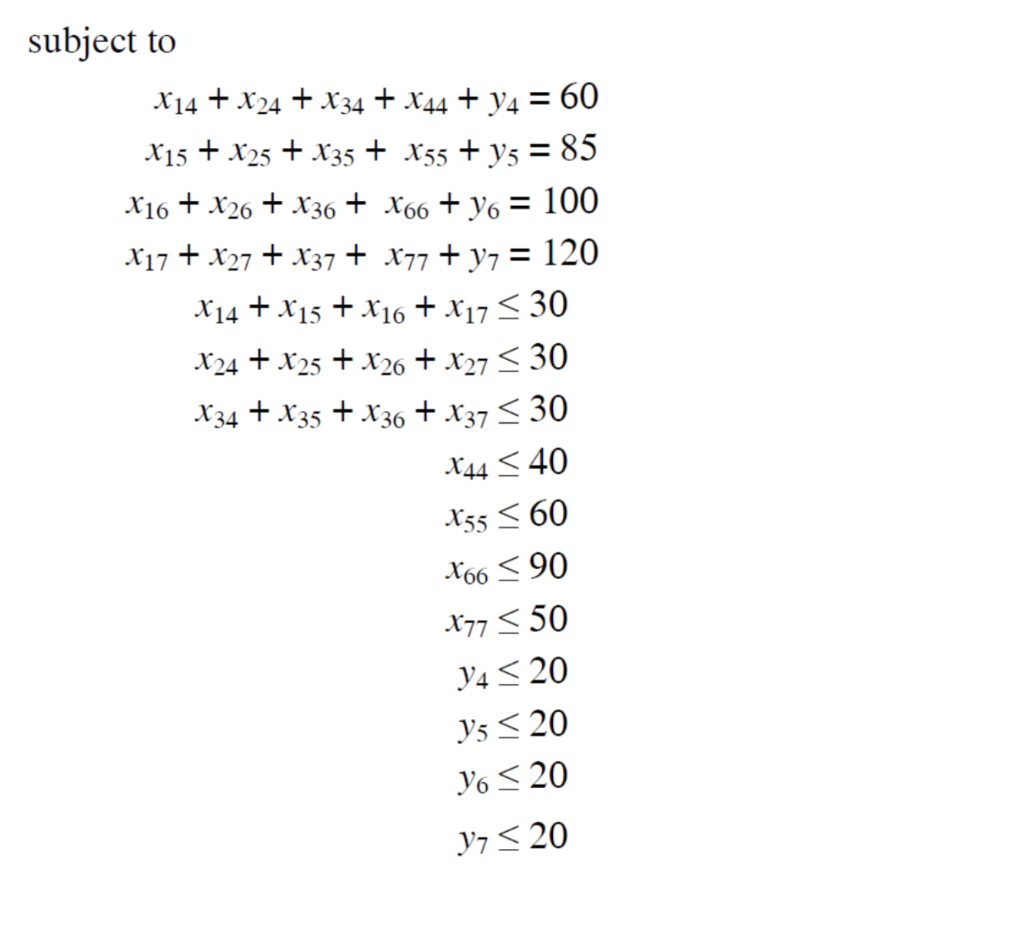 ONLY FOR FORMULATION PROBLEM ( question a ) , I