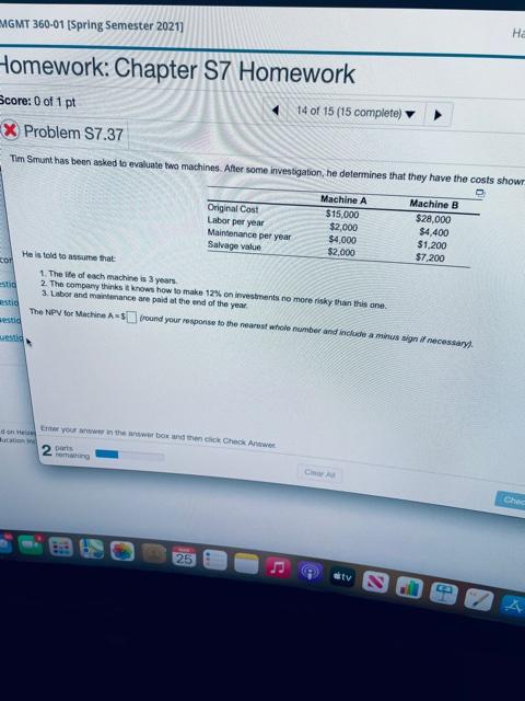 MGMT 360-01 [Spring Semester 2021] Ha Homework: