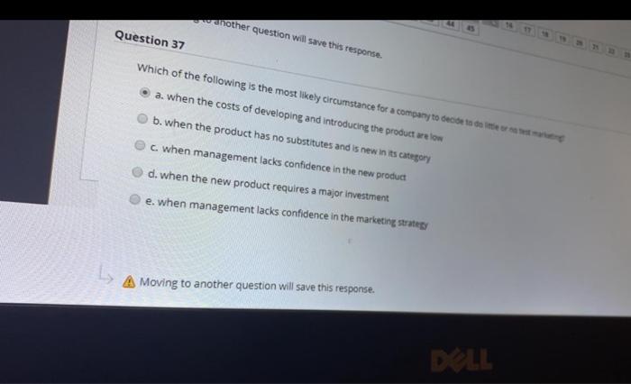 another question will save this response.