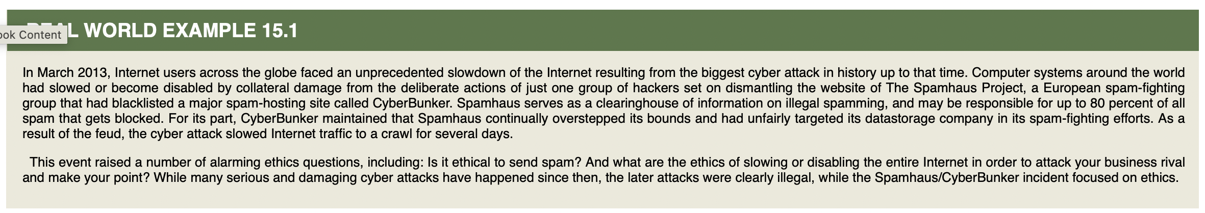 After reading this week's materials, review 