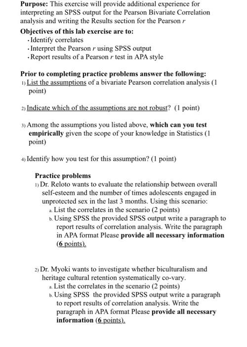 Purpose: This exercise will provide additional