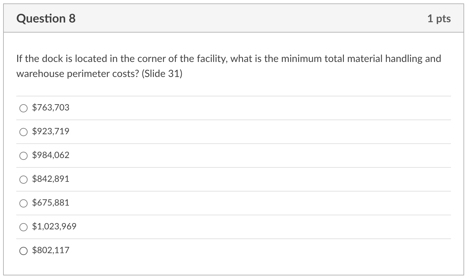 Use the following for the next 2 questions: A