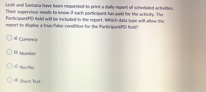 Leah and Santana have been requested to print a