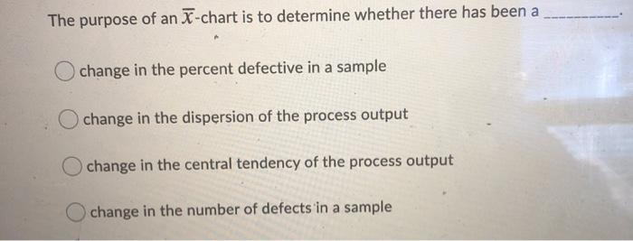 The purpose of an I-chart is to determine whether