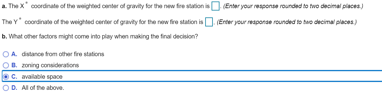 Operations Management Y coordinate Neighborhood X