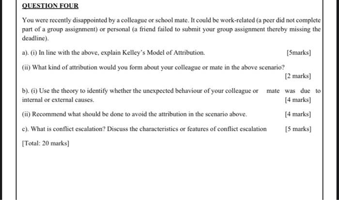 You were recently disappointed by a colleague or