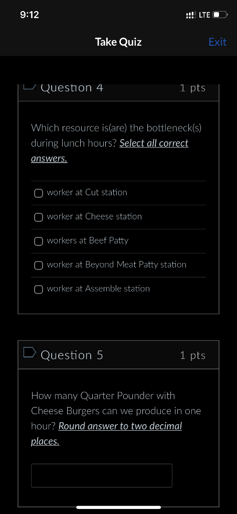 You are hired by the owner of Deep Q, a burger \&