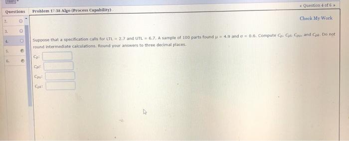 Suppose that a specification calls for LTL= 2.7