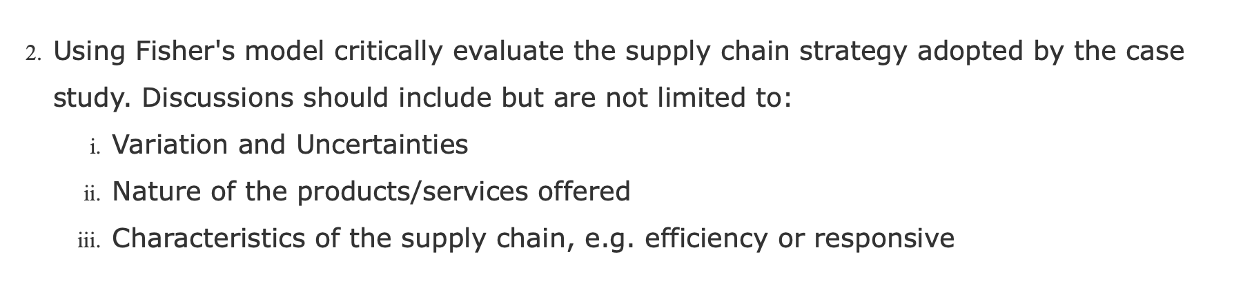 The case study company is COATS group PLC. 2.
