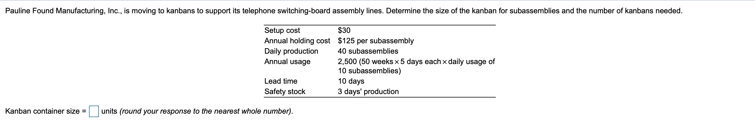 Pauline Found Manufacturing, Inc., is moving to