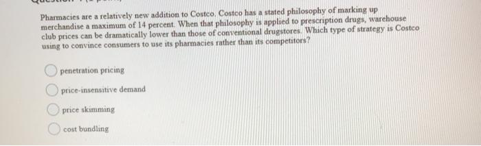 Pharmacies are a relatively new addition to