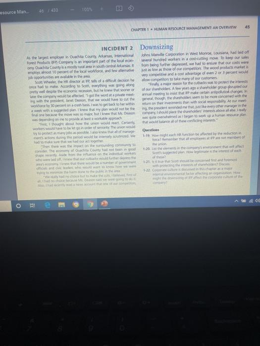 - 100% esource Man 45 CHAPTER 1 HUMAN RESOURCE