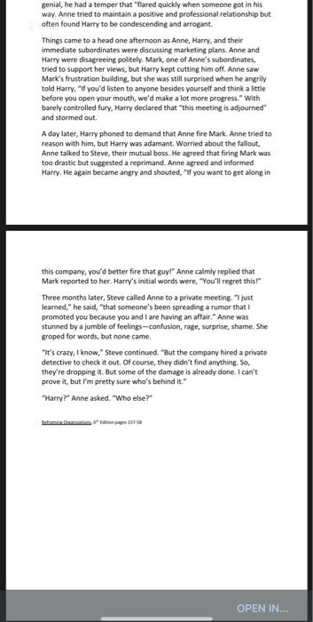 Read the Anne Barreta Case Study (located in