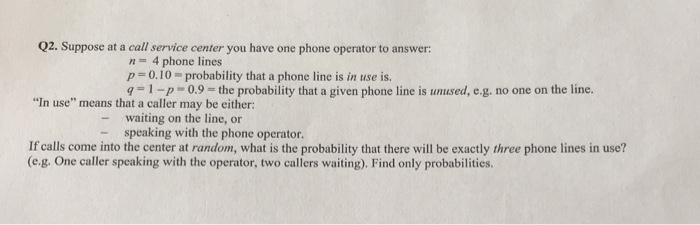 Work Analysis and Design Question Q2. Suppose at