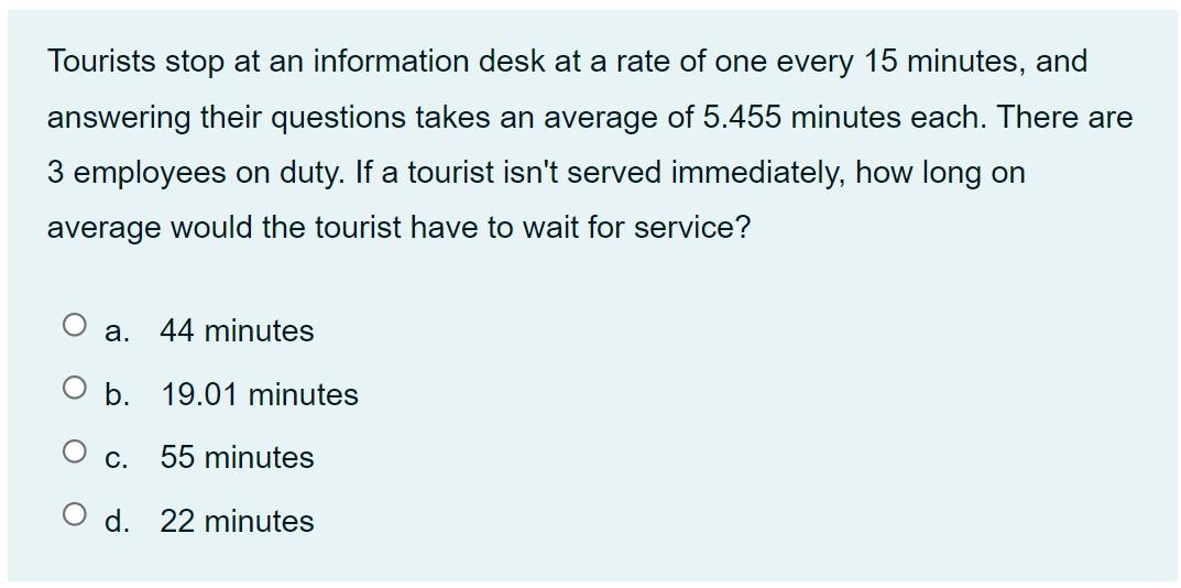 Tourists stop at an information desk at a rate of