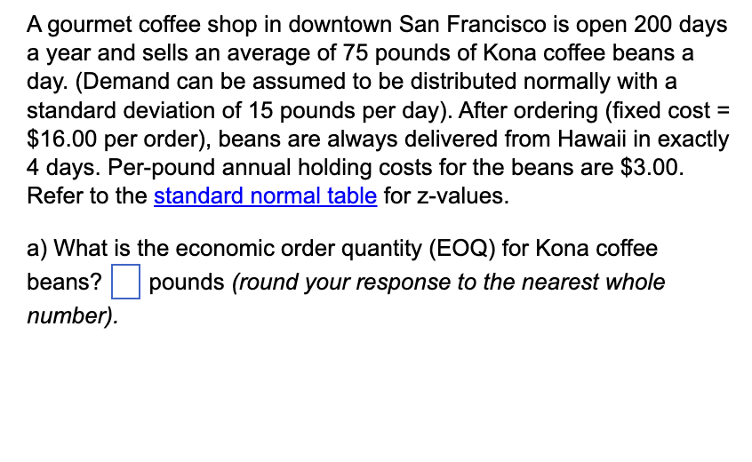 A gourmet coffee shop in downtown San Francisco