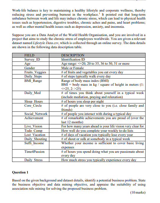Work-life balance is key to maintaining a healthy