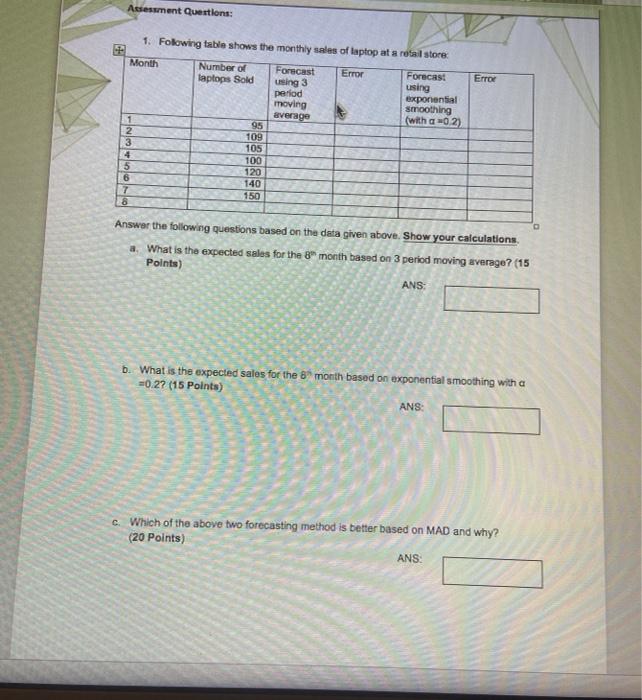 plz answer the table as it it without adding