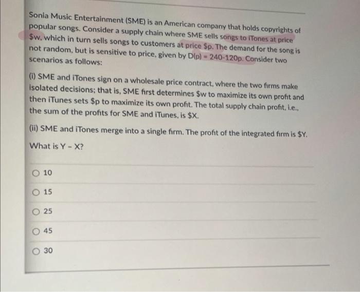 Sonia Music Entertainment (SME) is an American