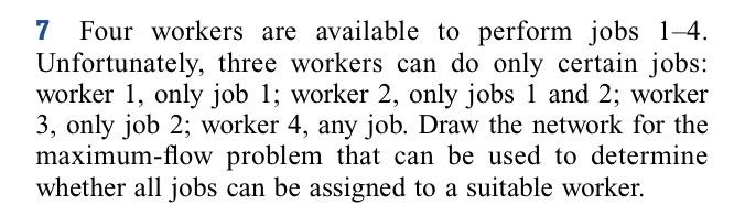 use excel solver pls 7 Four workers are available