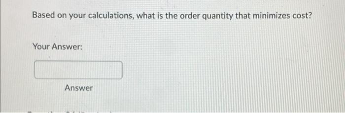 h Use the information below to answer the 10