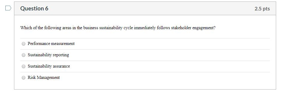 Question 2 2.5 pts The decision-making approach