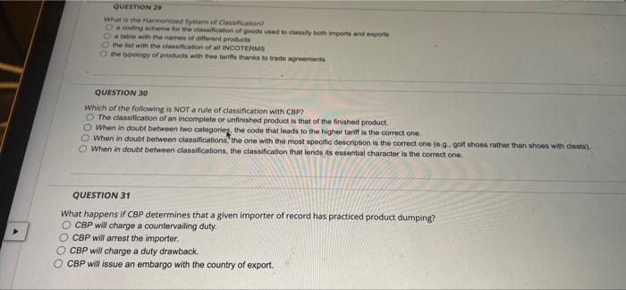 QUESTION 20 What the Harmonie System of