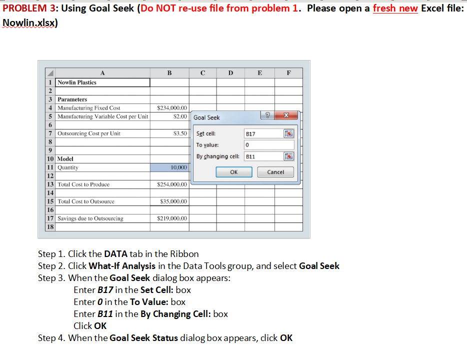 Scenario Manager is an Excel tool that quantifies