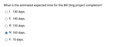What is the estimated expected time for the Bill