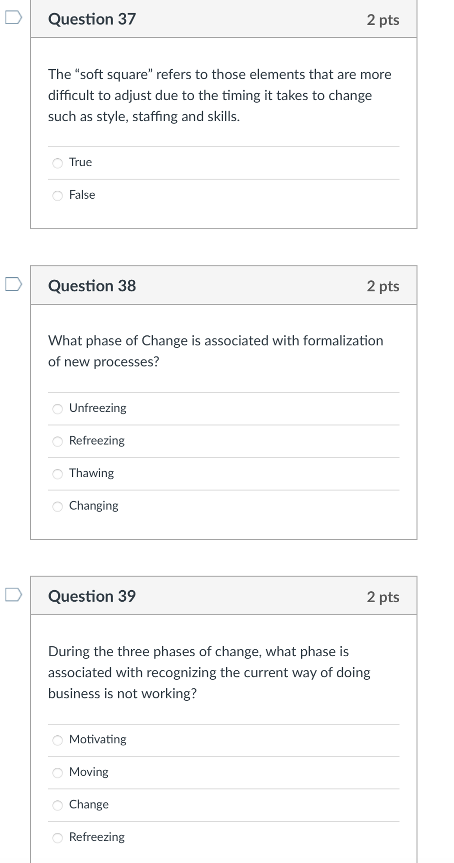 Question 37 2 pts The soft square refers to those