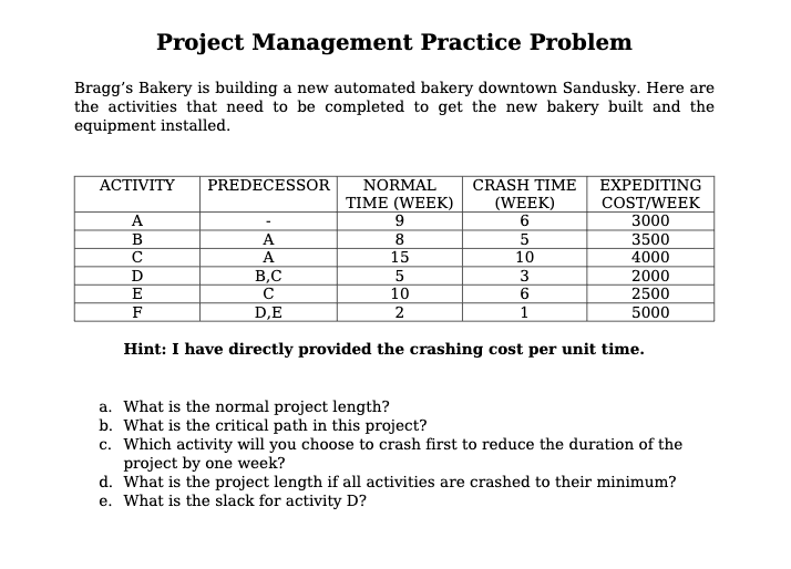 Multi-Part Question, Thank you! Project