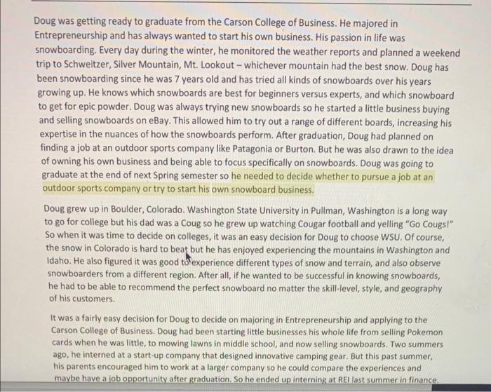 See the Common Decision Making Criteria