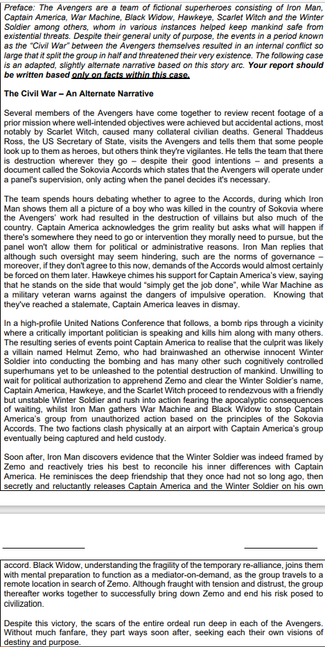 Identify and explain the level/s of need/s